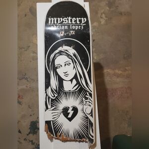 Black and White Art Skateboard Deck